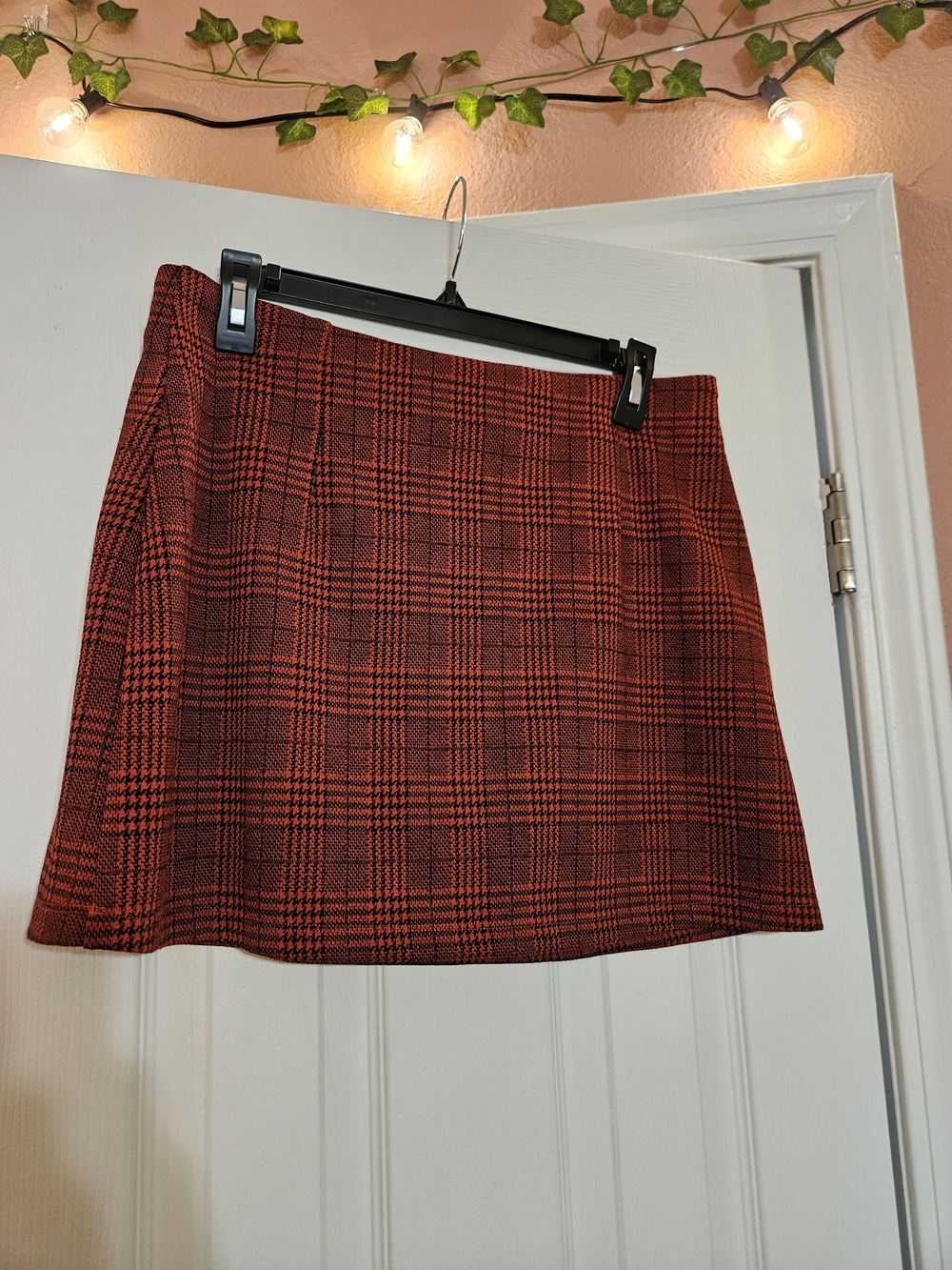 Classic Red Plaid Mini Skirt - Women's A-Line